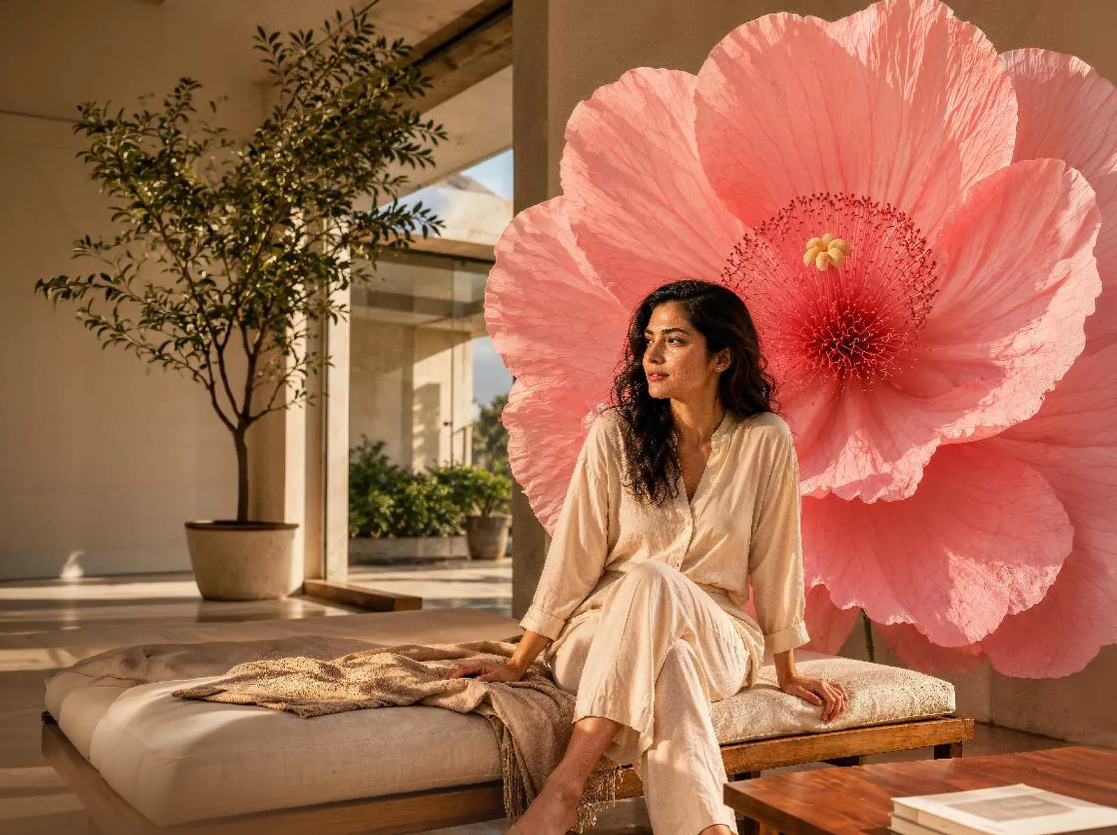Serene living interiors at Venkatesh Serenique